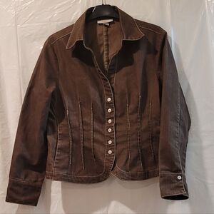 Brown Short Women's Jacket L